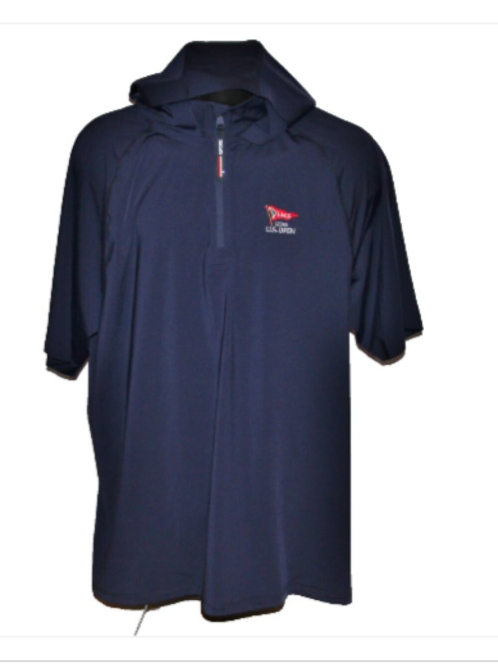 B DRADDY L.A Country Club US Open Hooded Half Sleeve Operative Pullover XL